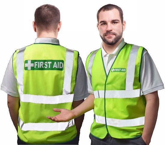 Picture of First Aid --Vest Hi-Vis D/N Regular - WEBSITE SPECIAL